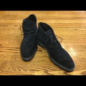 Donald Pliner Mens Ericio  Boots Distressed Velvet